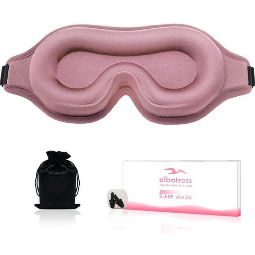 Albatross Pink Sleep Mask